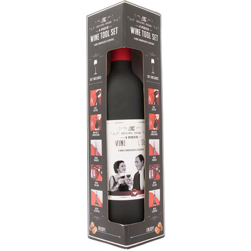 6 Piece Wine Bottle Tool Set