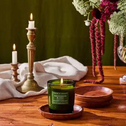 Wooden Candle Coaster Plate