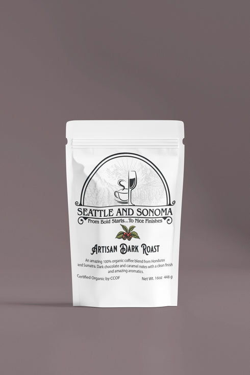Seattle and Sonoma Whole Bean 100% Organic Coffee