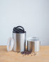 Airscape Coffee and Food Storage Canister – Brushed Steel