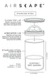 Airscape Coffee and Food Storage Canister – Stainless Matte Black