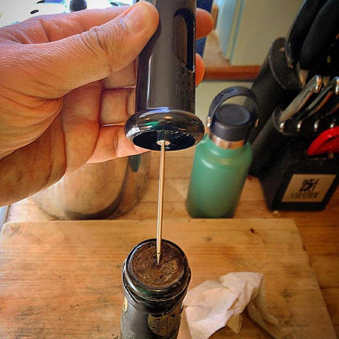 Cork Pop Wine Bottle Opener - Black or White