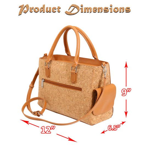 Cork Drink Purse Insulated with Bladder Bag