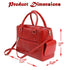 Red Croc Drink/ Wine Purse Insulated with Bladder Bag