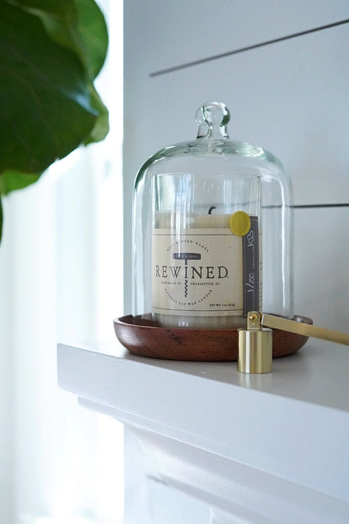 Wooden Candle Coaster Plate