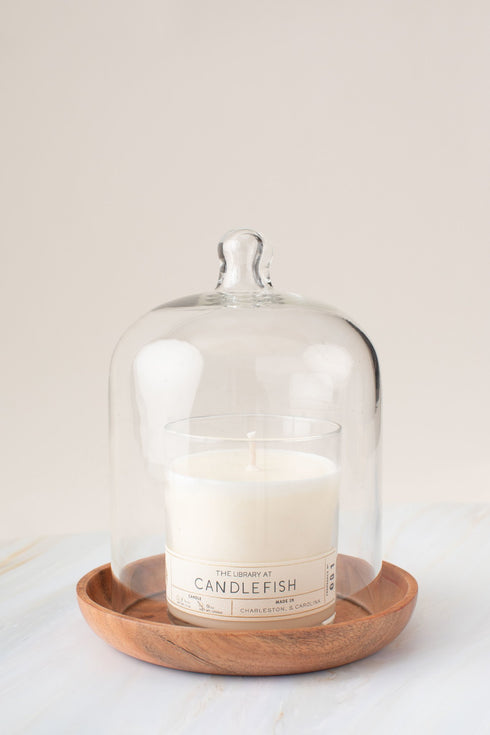 Wooden Candle Coaster Plate