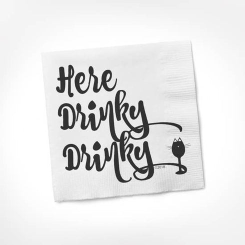 Here Drinky Drinky - Napkins