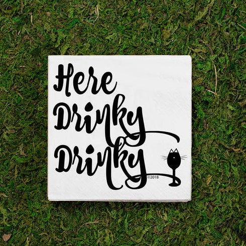 Here Drinky Drinky - Napkins