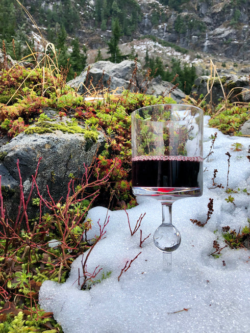 The Beach Glass - Pink Sunset Beach Glass