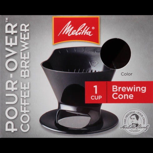 Pour Over Coffee Brewing Cone - Black