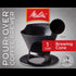 Pour Over Coffee Brewing Cone - Black