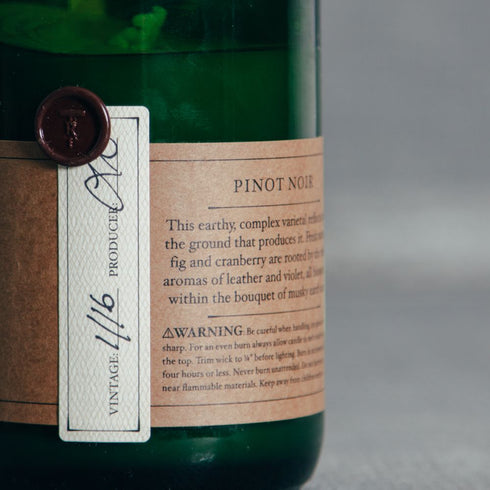 Pinot Noir Wine Scented Candle