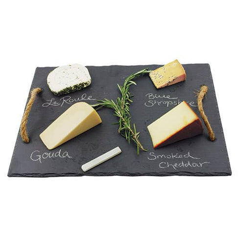 Rustic Farmhouse Slate Cheese Board - Large