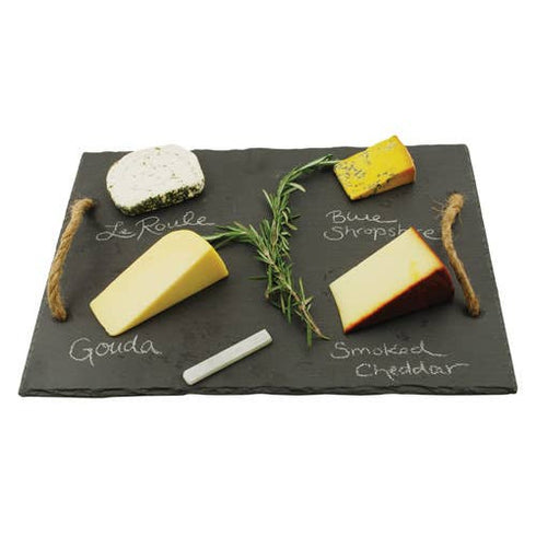 Rustic Farmhouse Slate Cheese Board - Large