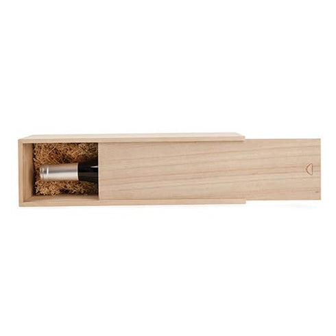 Single Bottle Wood Wine Box