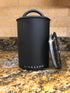 Airscape Coffee and Food Storage Canister – Stainless Matte Black